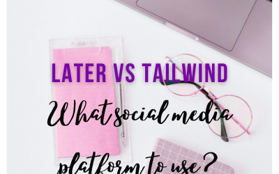 What social media platform to use? Later VS Tailwind
